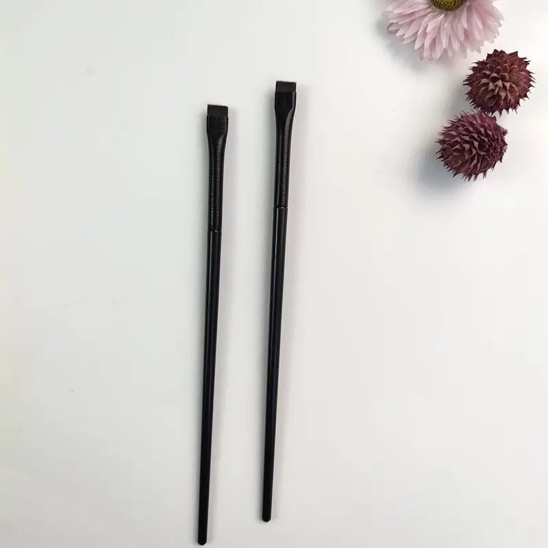 1 Pc Flat Head Eyebrow Brush Portable Practical Makeup Tool Generally Suitable For Beginner Makeup Artist