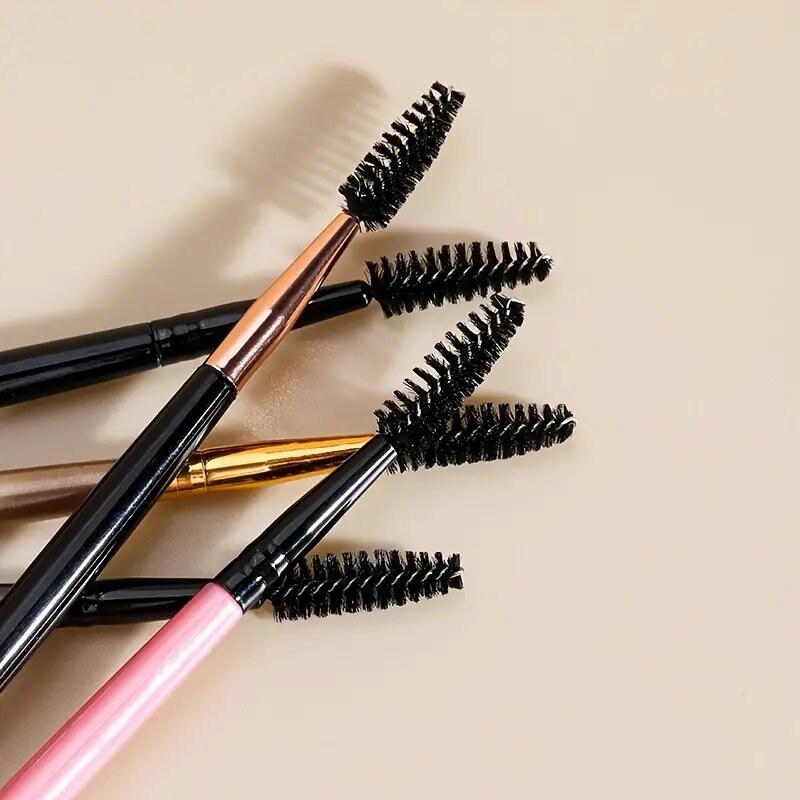 5pcs Premium Quality Eyebrow Brush Professional Makeup Brush Tools Handle Double Eyebrow Brush