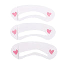 3PCS Professional DIY Eyebrow Stencils Shaping Supplies For Makeup Beginners Eyebrow Card Stencil Kit Eye Brow DIY Drawing Guide Template