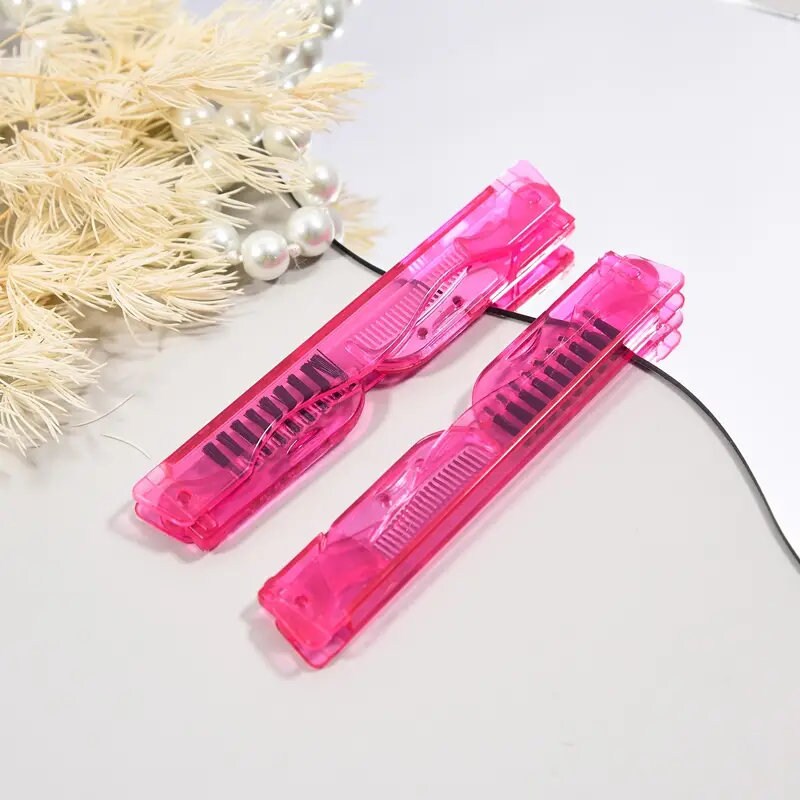 2 In 1 Portable Foldable Double-ended Eyelash Brush Eyelash Comb Eyebrow Comb Makeup Tools Beauty Tool For Woman Girl