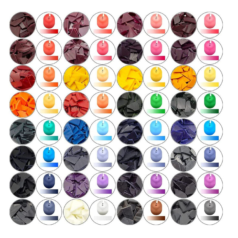 Candle Dye | 32 Colors Wax Dye For Candle Making (0.2 oz Per Color) DIY Candle Color Dye For Soy Max