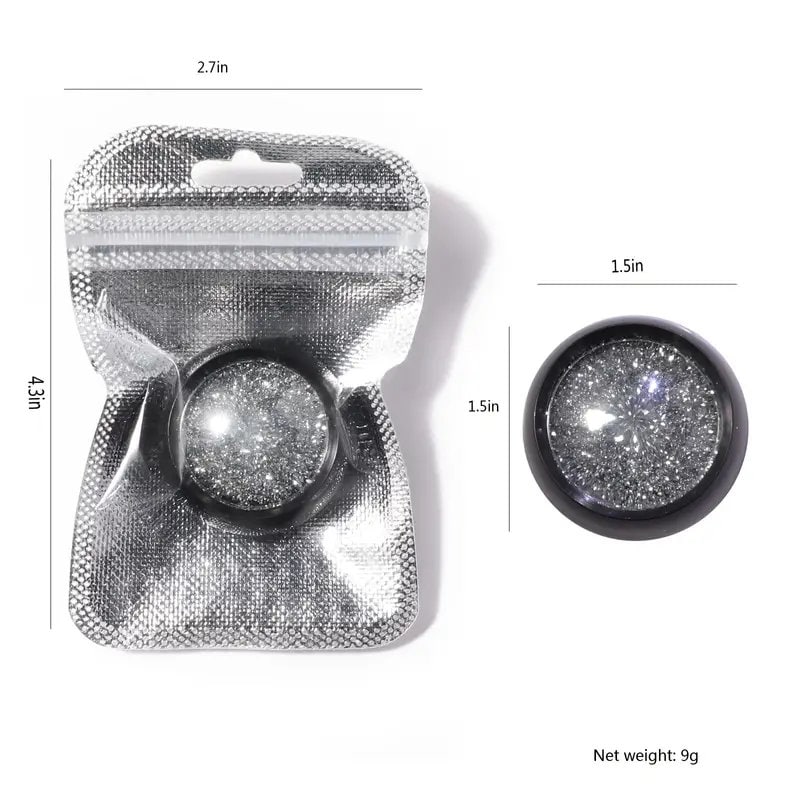 Glitter Nail Powder Light Reflection Sparkling Triangle Glitter Holographic Nail Glitter Dust Laser Silver Mirror Effect Nail Art Decoration