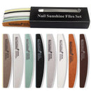 8 Pcs Nail File Set Professional Nail Care Manicure Tools Multi Grit Sanding Polishing Files Sponge Buffer Limas Slim Kit Nails Accessories