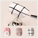 3 Pcs Metal Round Top Nail Art Gel Extension Builder Painting Liner Brushes | Drawing Flower Petal Pen Kit Manicure Tools Set