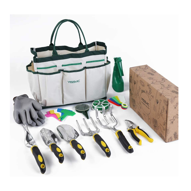 Yissvic Garden Tools Set 13 Pieces Gardening