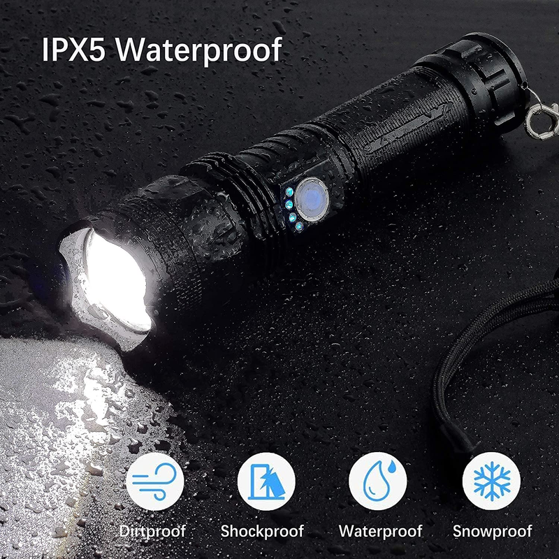 BERCOL Rechargeable LED Flashlights High Lumens
