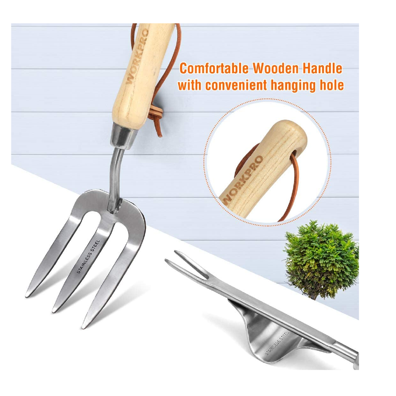 Workpro Garden Tools Set | 7 Pieces Stainless Steel Heavy Duty