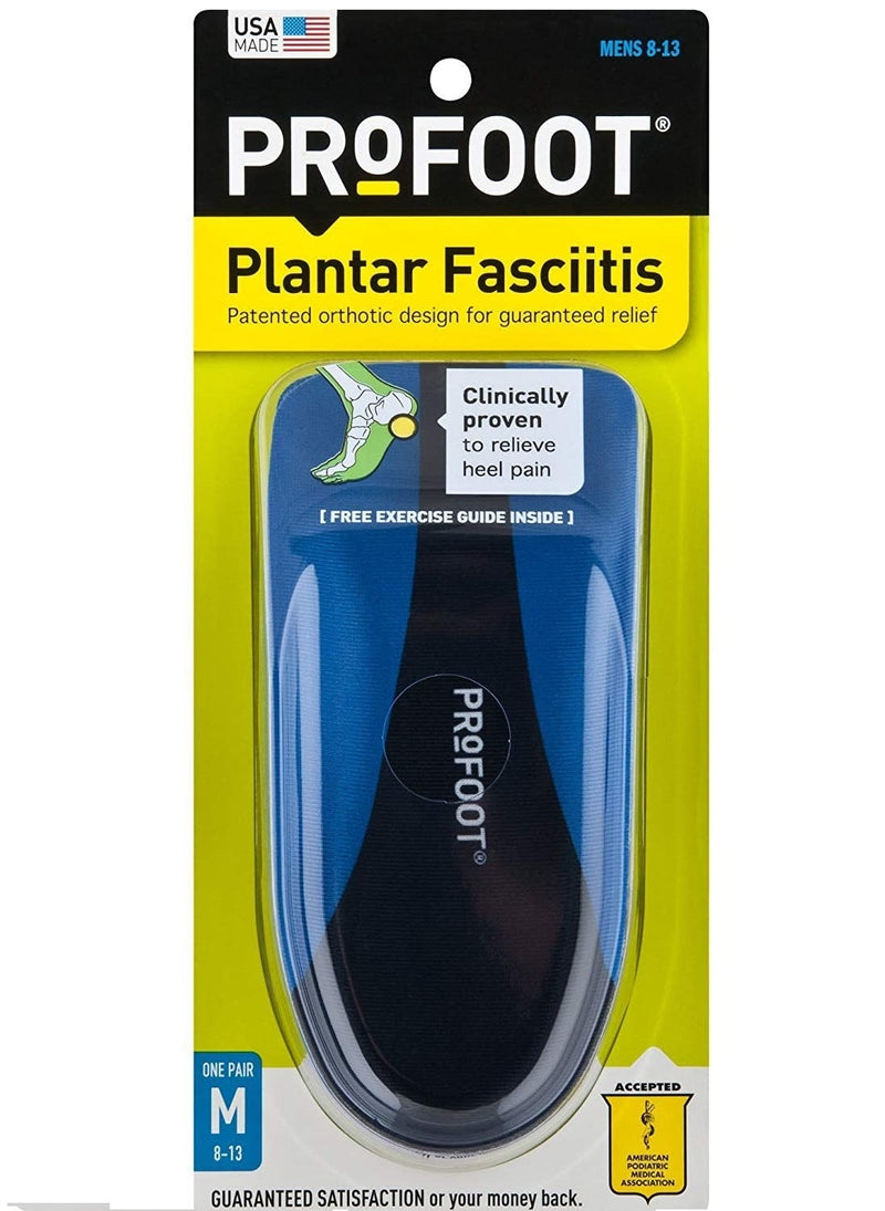 ProFoot Orthotic Insoles for Plantar Fasciitis & Heel Pain