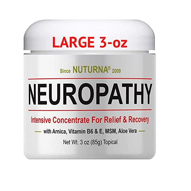 Neuropathy Nerve Pain Relief Cream - Maximum Strength Relief Cream for Feet, Hands, Legs, Toes Pain Reliever, Ultra Strength Arnica