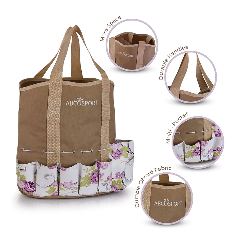 Garden Tools Set | 9 Piece Gardening Kit | Pretty Floral Design