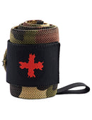 Harbinger Red Line 18-Inch Weightlifting Wrist Wraps for Men and Women | Color Camo | Pair