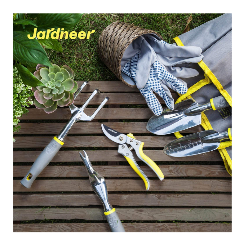 Jardineer Garden Tools Set | 8 Pieces Garden Tool Kit