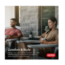 Keter 2 Pack Alpine Adirondack Resin | Outdoor Furniture Patio Chairs with Cup Holders