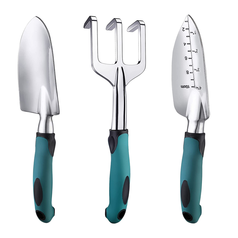 FANHAO Garden Tool Set Aluminum with Non-Slip Grip | 3 Pieces