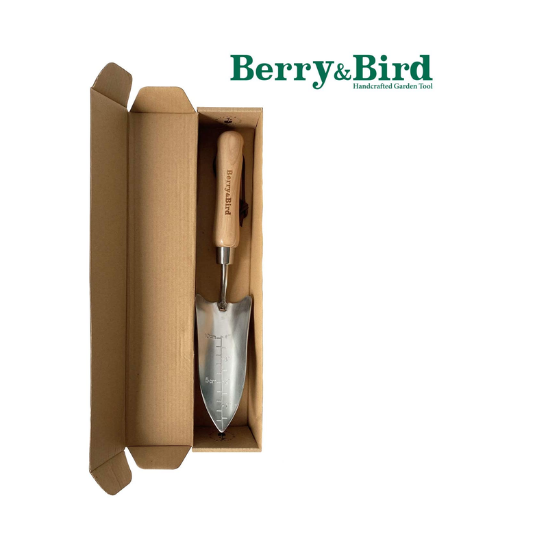 Berry&Bird Stainless Steel Transplanter | Garden Trowel with Ergonomic Handle