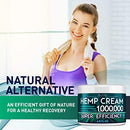Hemp Pain Relief Cream 1,000,000 - Natural Hemp Extract Cream for Arthritis, Back Pain & Muscle Pain Relief - Efficient Inflammation Cream & Carpal Tunnel Relief