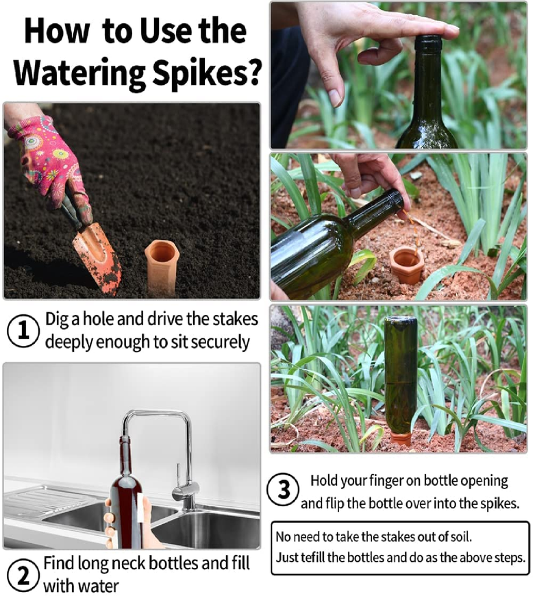 8 Pack Plant Watering Devices | Automatic Watering System