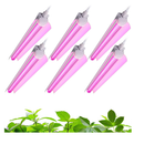 Barrina LED Grow Light | 252W(6 x 42W) 4ft T8 | Full Spectrum V-Shape with Reflector | 6-Pack