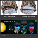 AXBXCX 2-Pack | UPF 50+ Camo Print Seamless Neck Gaiter