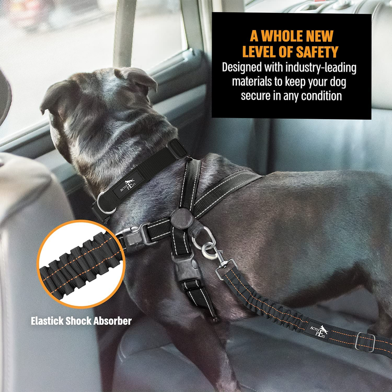 Active Pets Dog Seat Belt Adjustable Dog Safety Harness