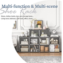 Aeitc 72 Pairs Shoe Racks Expandable Shoe Organizers