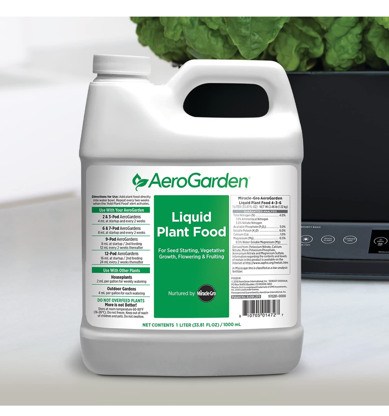 AeroGarden Liquid Nutrients (1 Liter)