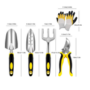 Agaky Garden Tool Set 5 Piece Aluminum Gardening Tools Kit