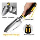 Agaky Garden Tool Set 5 Piece Aluminum Gardening Tools Kit