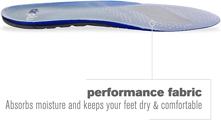 Airplus Men's Sport and Work Performance Shoe Insoles