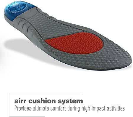 Airplus Men's Sport and Work Performance Shoe Insoles