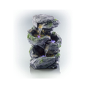 Alpine Corporation WIN582 Tall Outdoor Waterfall Fountain |With LED Lights