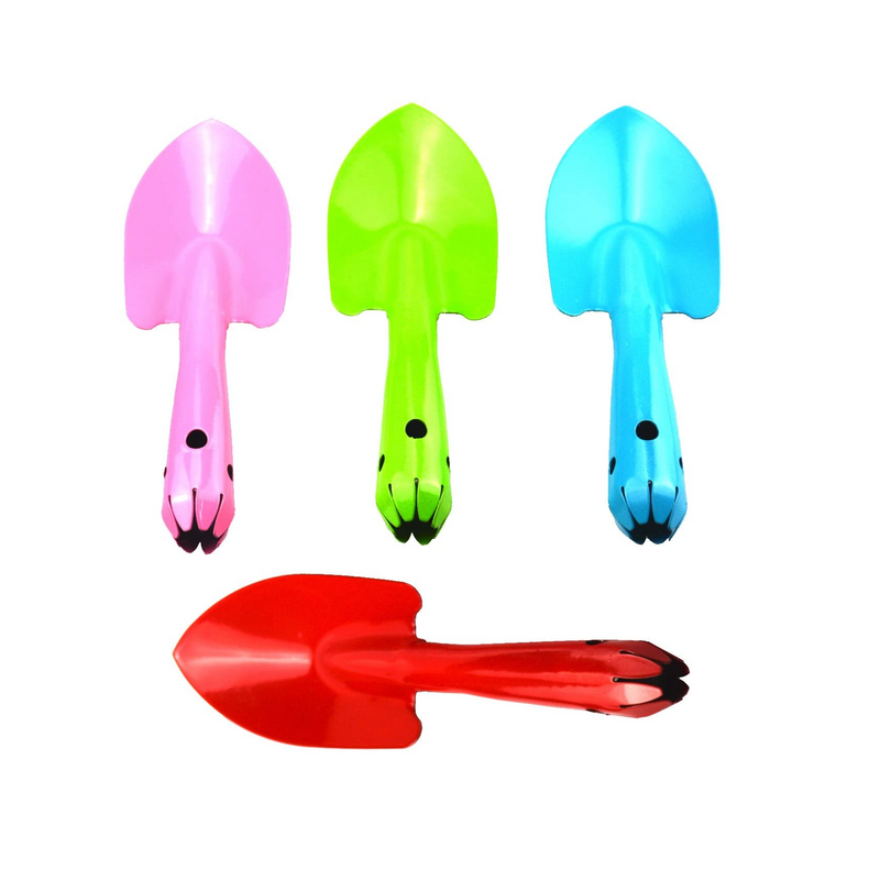 Annymall Metal Garden Mini Round Shovel | Set 4 Pieces