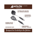 Anolon SureGrip 6Piece Nonstick Cookware Set Color Gray
