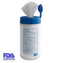 Antibacterial Wet Wipes In Resealable Container - 100 Count