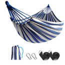 Anyoo Garden Cotton Hammock Comfortable Fabric Hammock with Tree Straps | 450lbs
