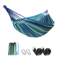 Anyoo Garden Cotton Hammock Comfortable Fabric Hammock with Tree Straps | 450lbs