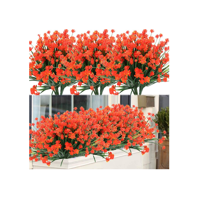 ArtBloom Artificial Flowers | UV Resistant | Synthetic Plastic Vegetation | Indoor and Outdoor Hanging Plants | Garden| Porch| Window| House| Wedding| Farm| Decor