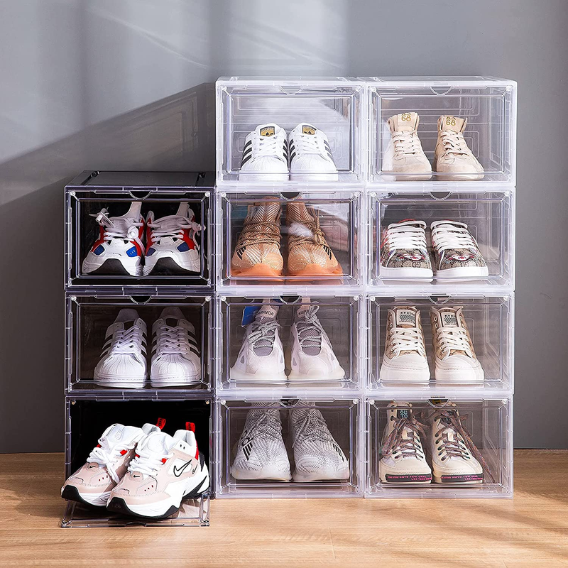 Very Large Stackable Plastic Boxes for Storage Shoe Organizer Space Saver  Home Office Storage Bin - China Underbed Fabric Transparent Shoe Organizer  and Storage Container price