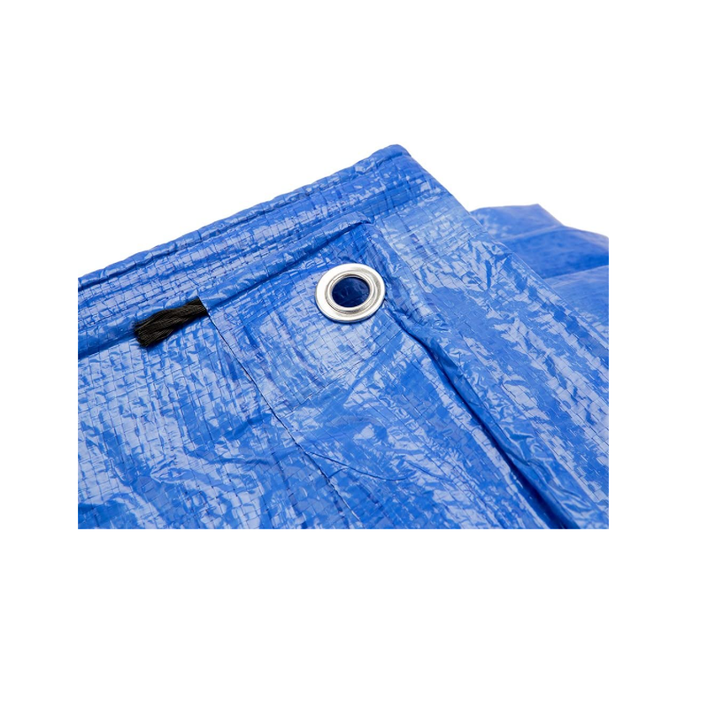 B-Air Grizzly Tarps - Large Multi-Purpose Waterproof Tarp Poly Cover - 5 Mil Thick Blue