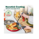 BELLA 12-Piece Cooking Baking and Storage Cookware Set| Color Red