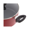 BELLA 12-Piece Cooking Baking and Storage Cookware Set| Color Red