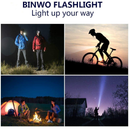 BINWO LED Tactical Flashlight | High Lumen Super Bright XML T6 LED Flashlights