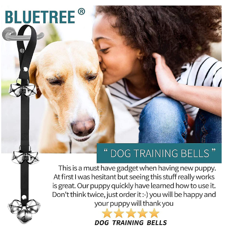 BLUETREE 2 Pack Premium Dog Bells for Potty Training Large Dog Bells