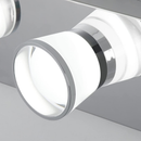 BRIVOLAT LED Vanity Lights 20W 4 Lamps Hollywood Style Bathroom