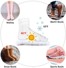 Bacophy | Genuine Thick Sheepskin Fleece Insoles for Women, Premium Warm Fluffy Wool Replacement Cozy Breathable Inner