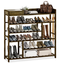 Bamworld Shoe Rack Closet Organizer Entryway Shelf Solid Bamboo Wood