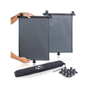 Barucci Car Side Window Sun Shades | Universal Roll-Up for Baby Pets and Passengers