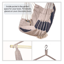 Hanging Hammock Bdecoru | 2 Layer Fabric Swing Chair
