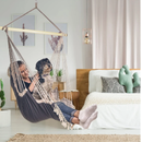 Hanging Hammock Bdecoru | 2 Layer Fabric Swing Chair