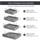 Bedsure Orthopedic Dog Bed for Medium Dogs  Waterproof Medium Dog Bed